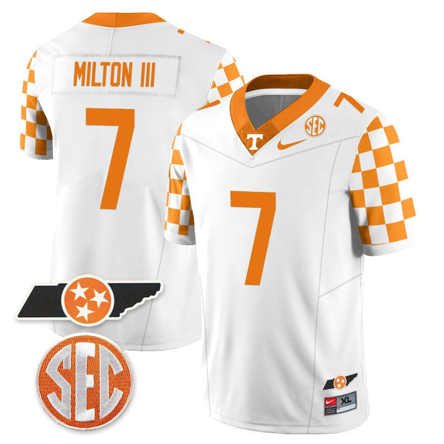 Men's Tennessee Volunteers Checkerboard & Alternate Jersey - Stitched