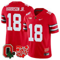 Men's Ohio State Buckeyes Ohio State & Logo Patch Jersey - All Stitched