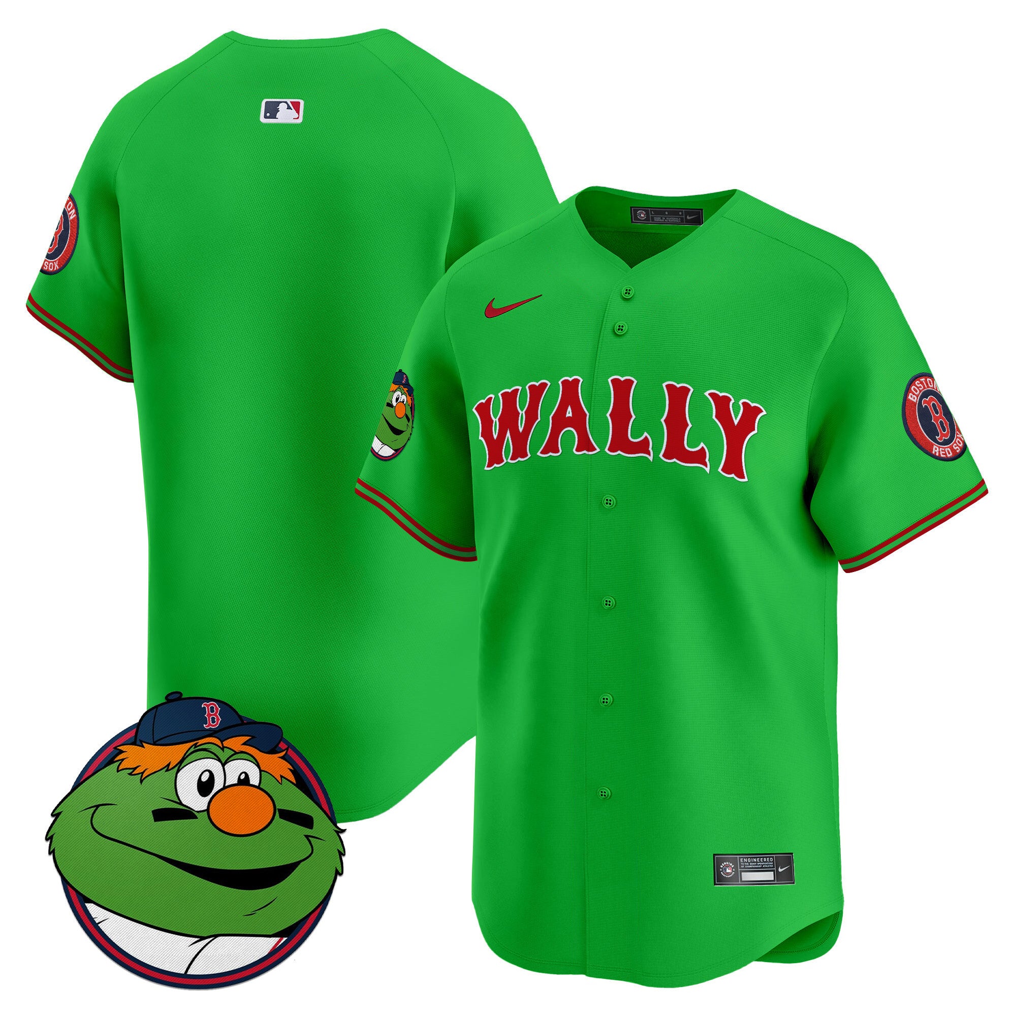 Men's Boston Red Sox Wally Vapor Premier Limited Jersey - All Stitched