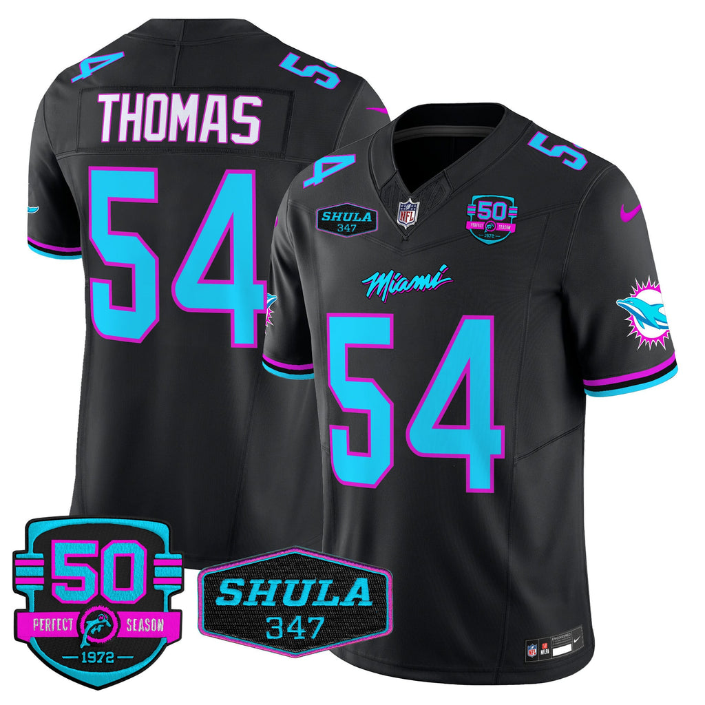 Men's Dolphins Miami Vice Vapor Limited Jersey V4 - All Stitched