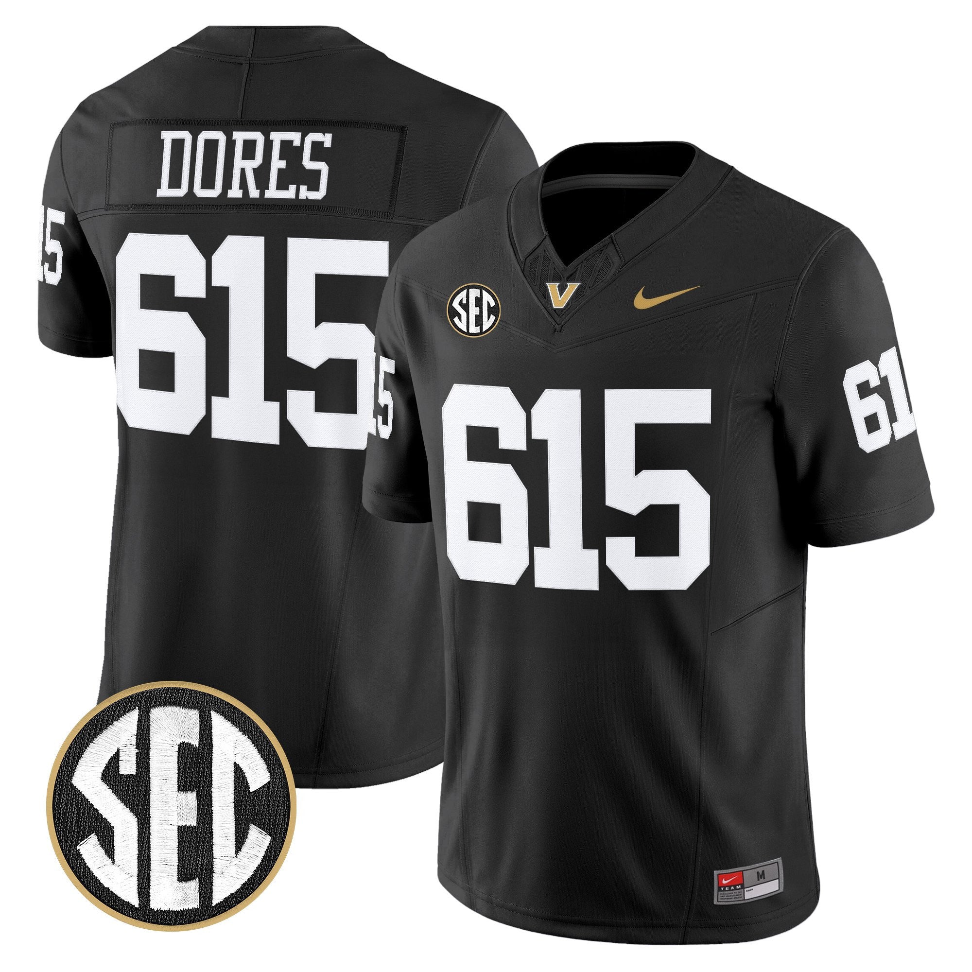 Men's Vanderbilt Commodores 2025 Vapor Limited Jersey - All Stitched