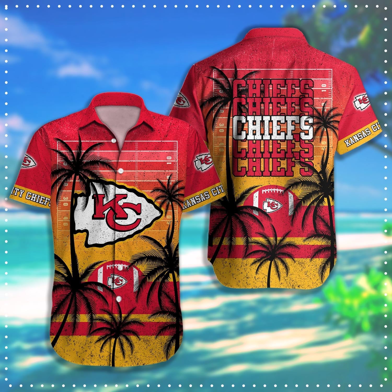 Kansas City Chiefs NFL-Hawaii Shirt T-47975
