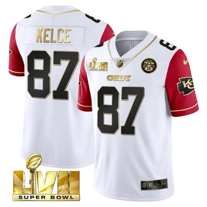Men's Kansas City Chiefs Super Bowl Vapor Limited Jersey - All Stitched