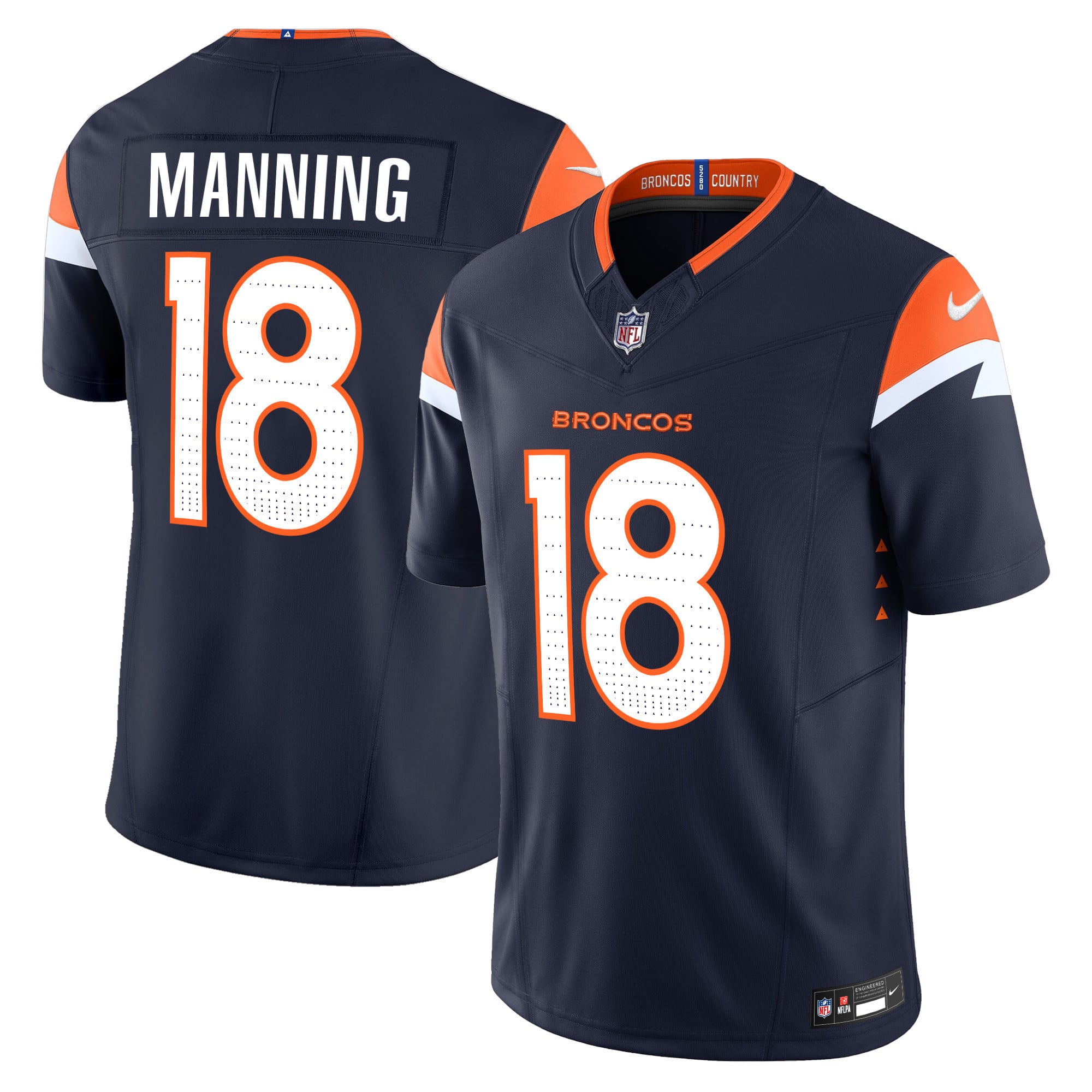 Men's Denver Broncos 2024 Vapor Limited Jersey - All Stitched