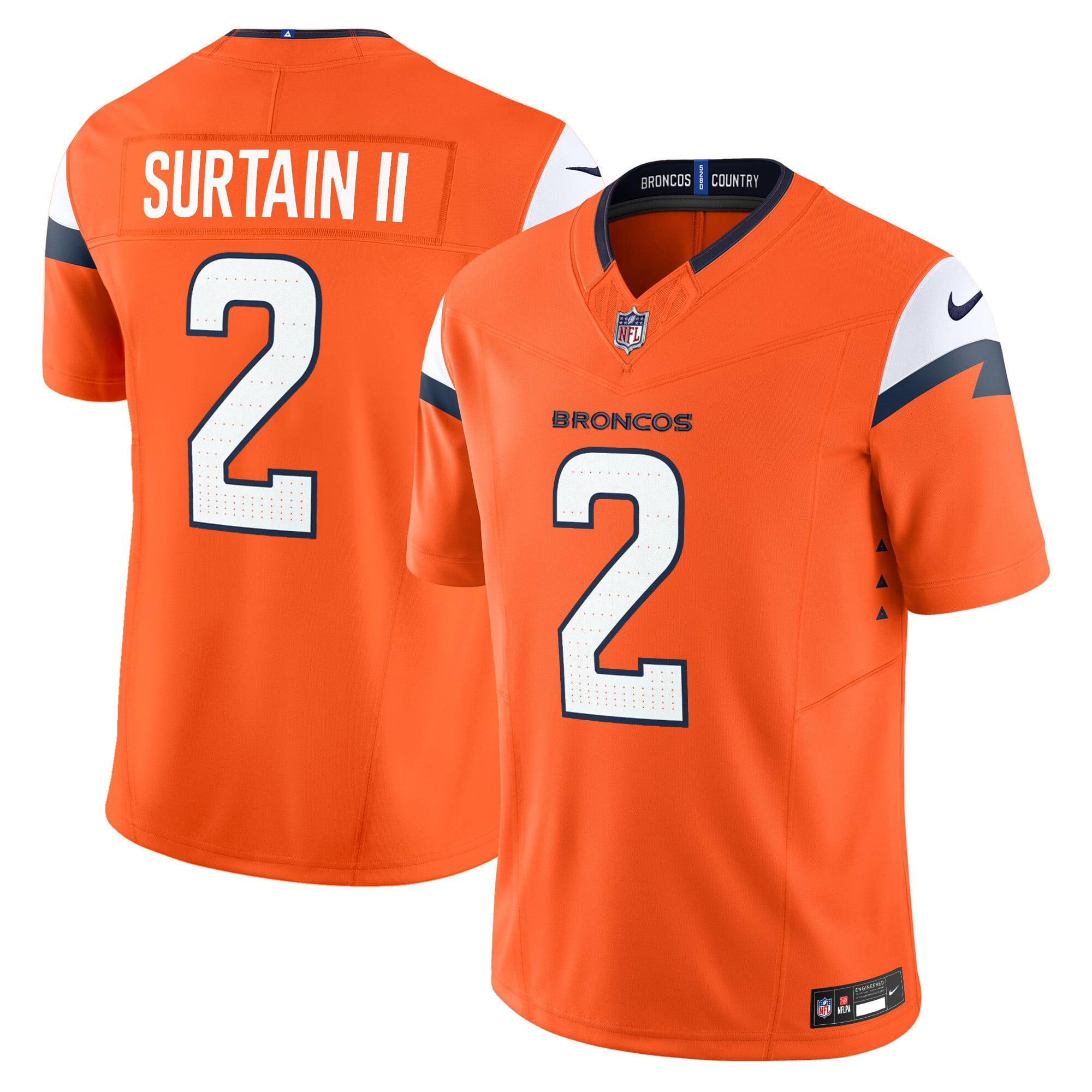 Men's Denver Broncos 2024 Vapor Limited Jersey - All Stitched