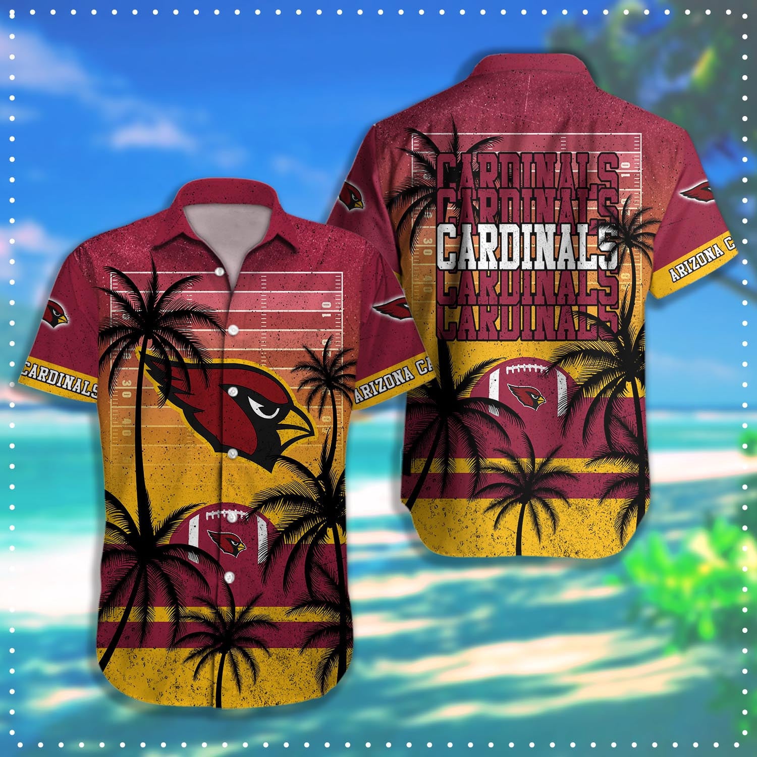 Arizona Cardinals NFL-Hawaii Shirt T-47975