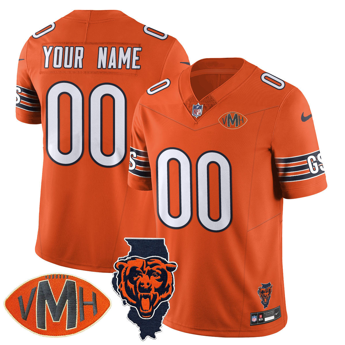 Women's Chicago Bears Honor Virginia Halas McCaskey Jersey - All Stitched