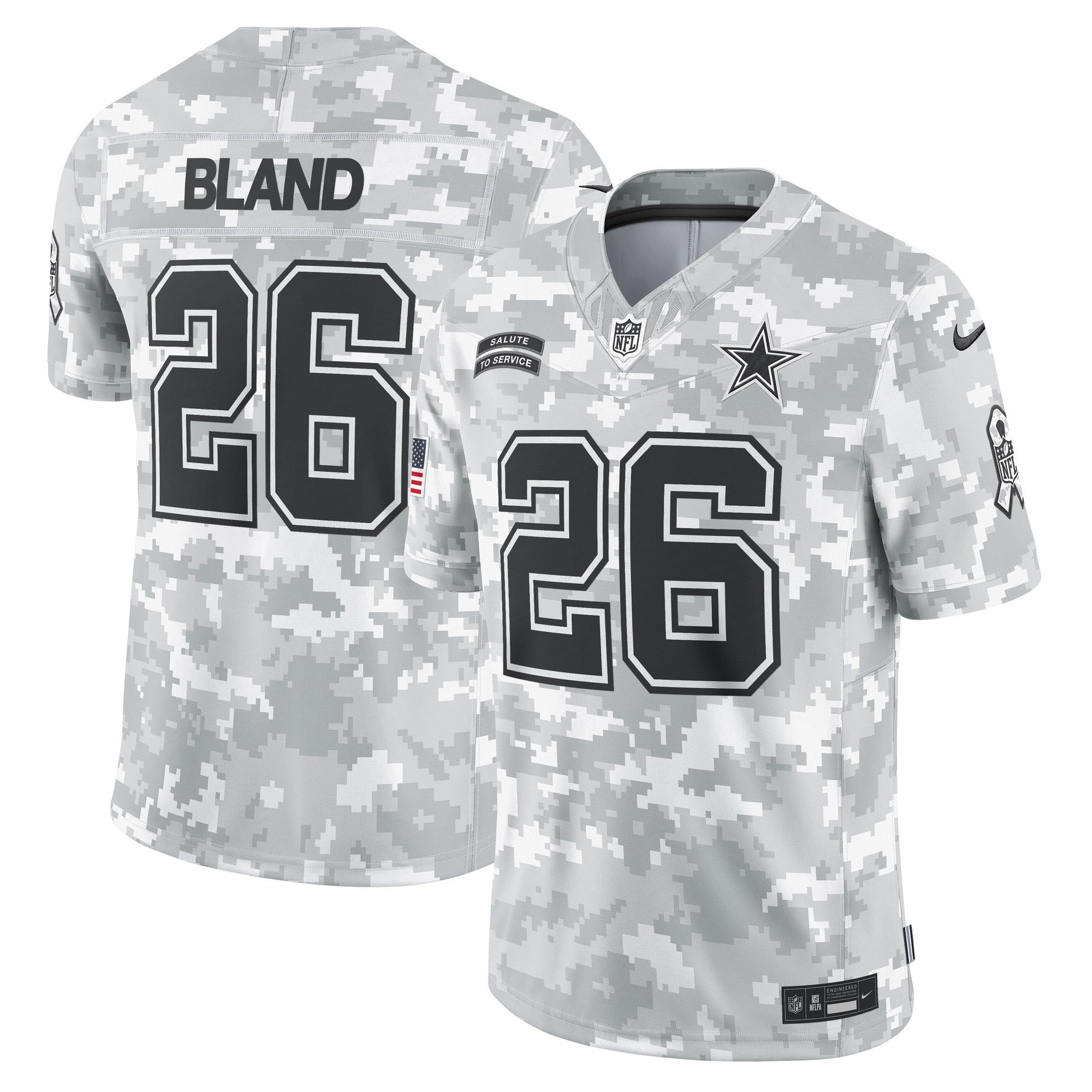 Dallas Cowboys 2024 Salute to Service Vapor Limited Jersey - Arctic Camo