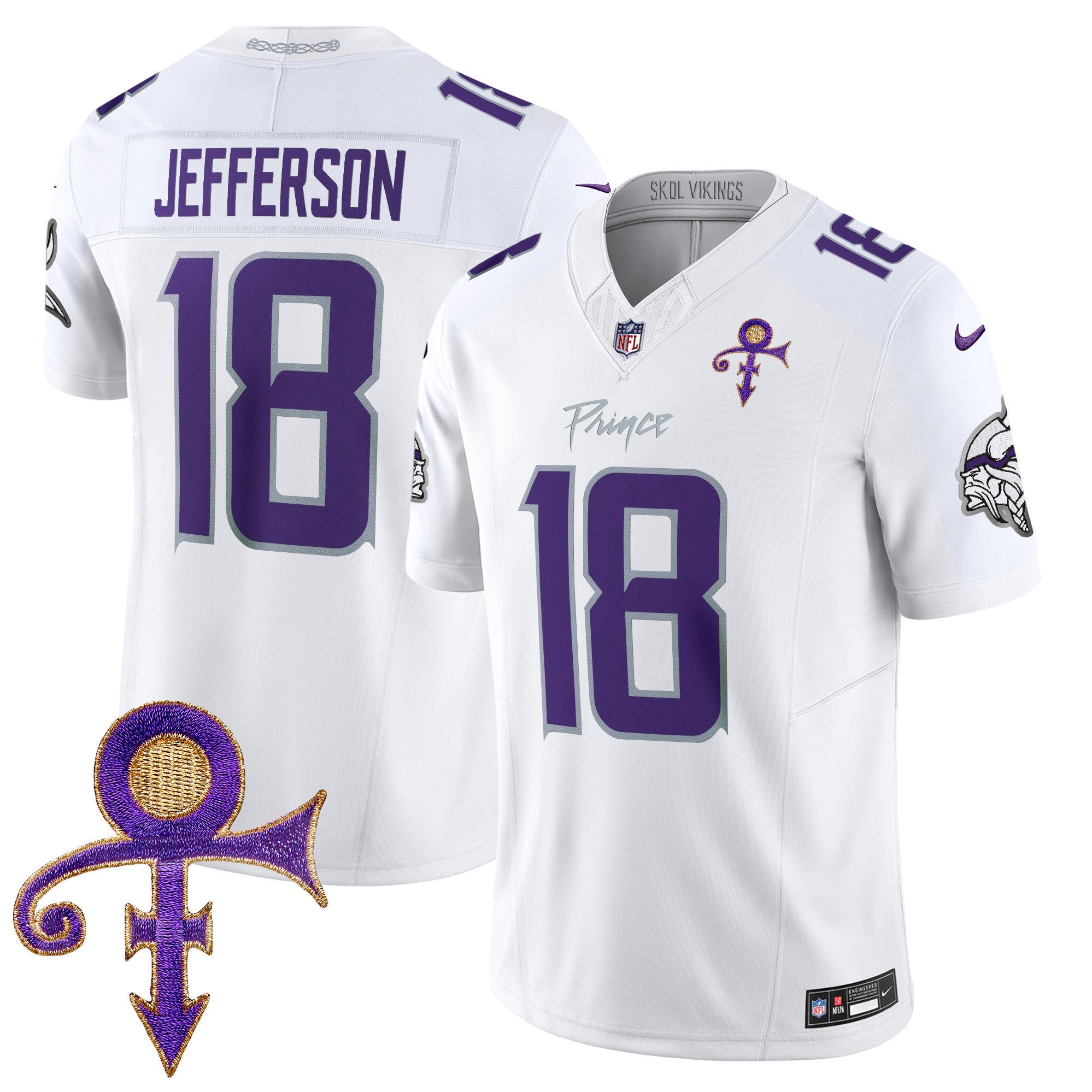 Women's Minnesota Vikings 2024 Prince Vapor Limited Jersey - All Stitched