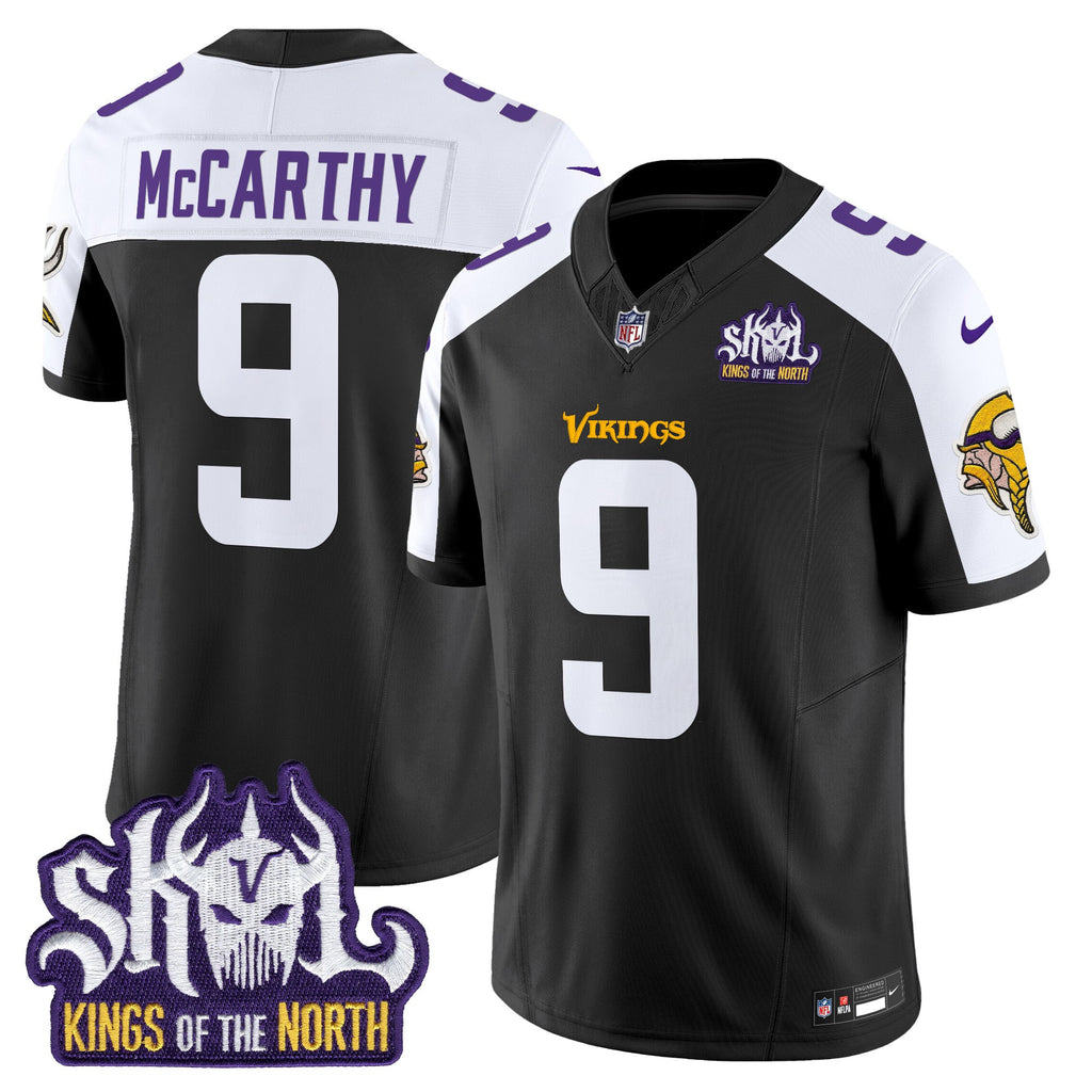 Men's Minnesota Vikings King Of The North Patch Vapor Limited Jersey V2 - All Stitched