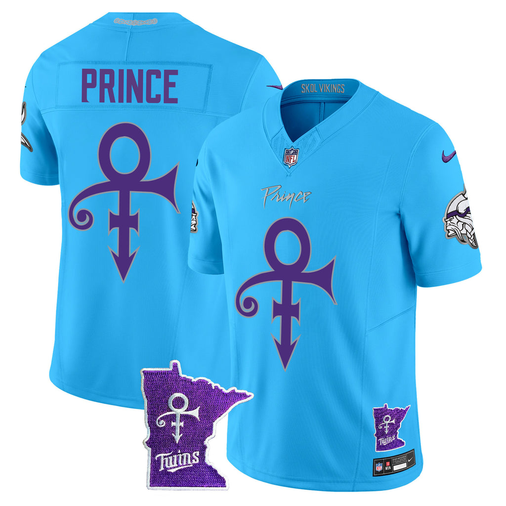 Men's Minnesota Vikings 2024 Prince Vapor Limited Jersey V2 - All Stitched