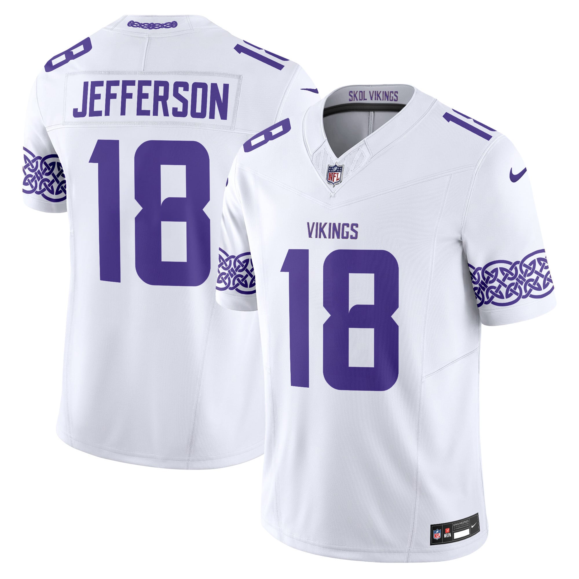 Men's Minnesota Vikings Nordic Pattern Vapor Limited Jersey - All Stitched