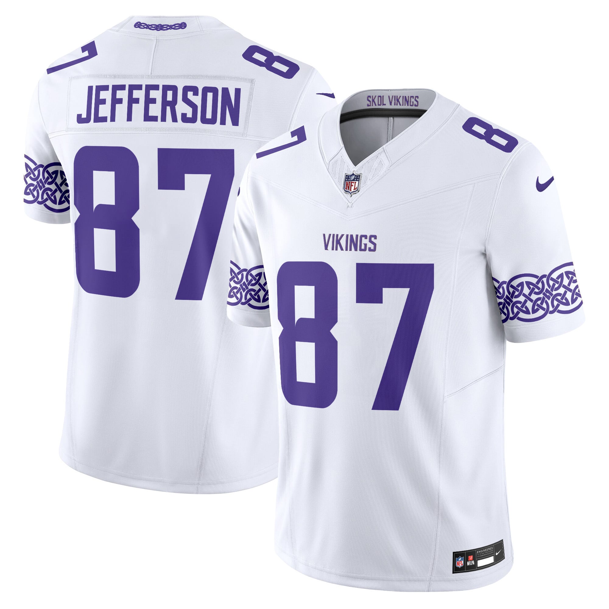 Men's Minnesota Vikings Nordic Pattern Vapor Limited Jersey - All Stitched