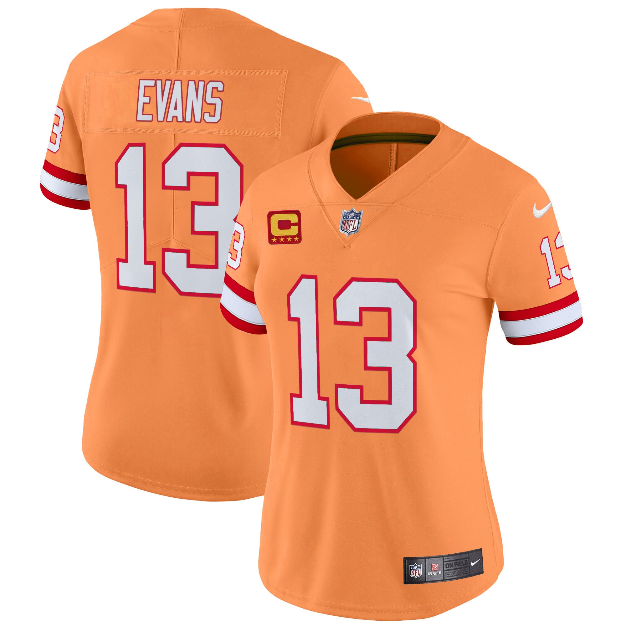 Women's Tampa Bay Buccaneers Throwback Vapor Limited Jersey V2 - All Stitched