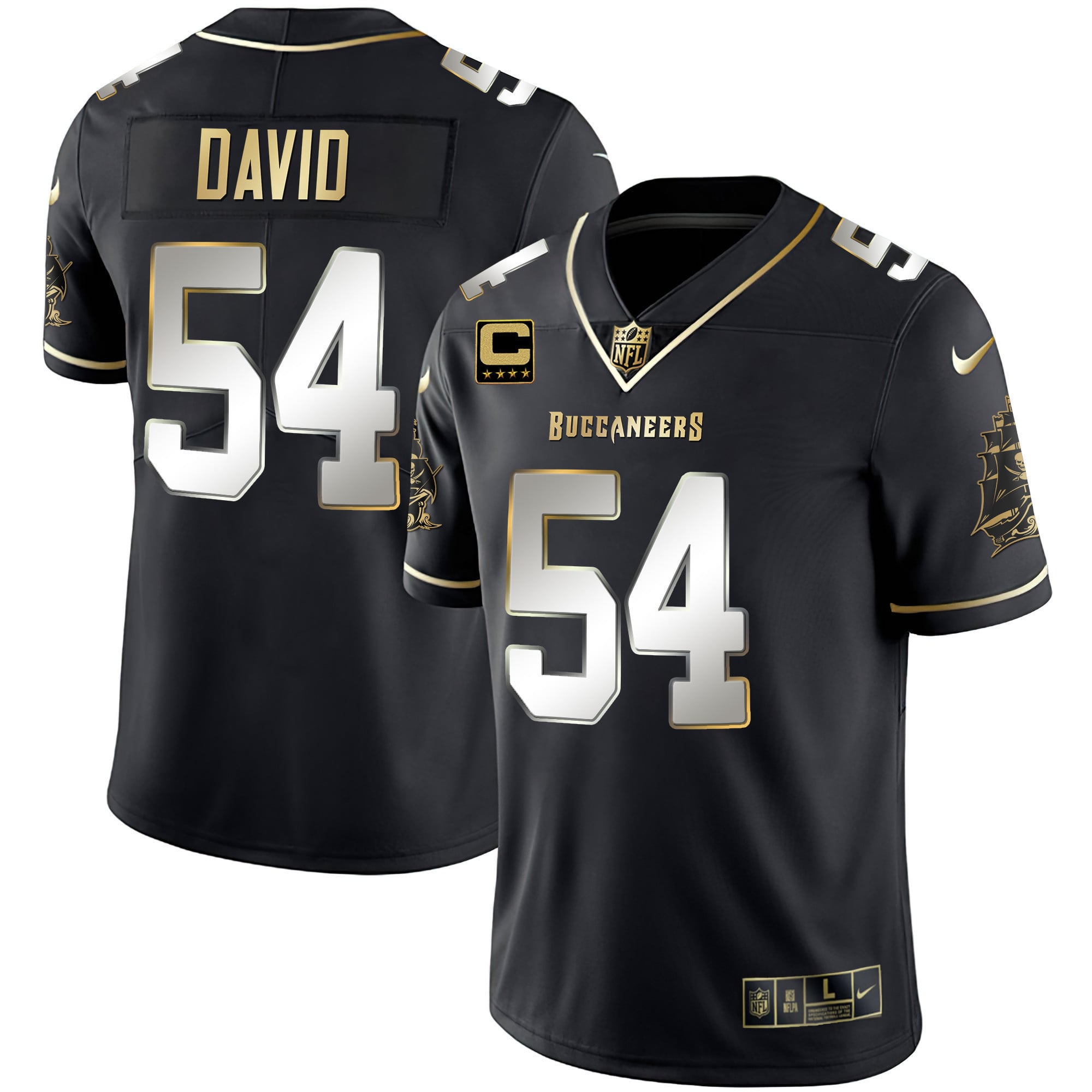 Men's Buccaneers Gold Vapor Jersey - All Stitched