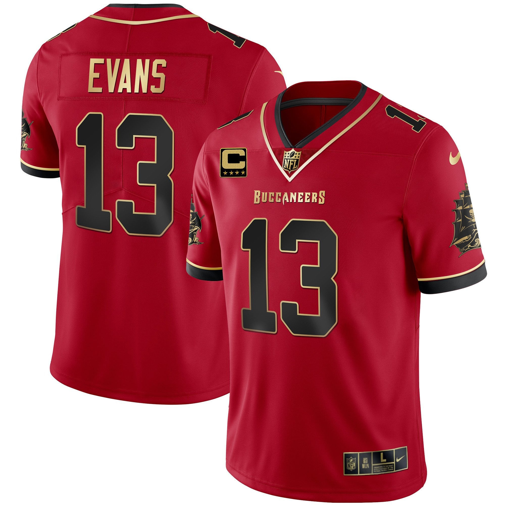 Men's Buccaneers Gold Vapor Jersey - All Stitched