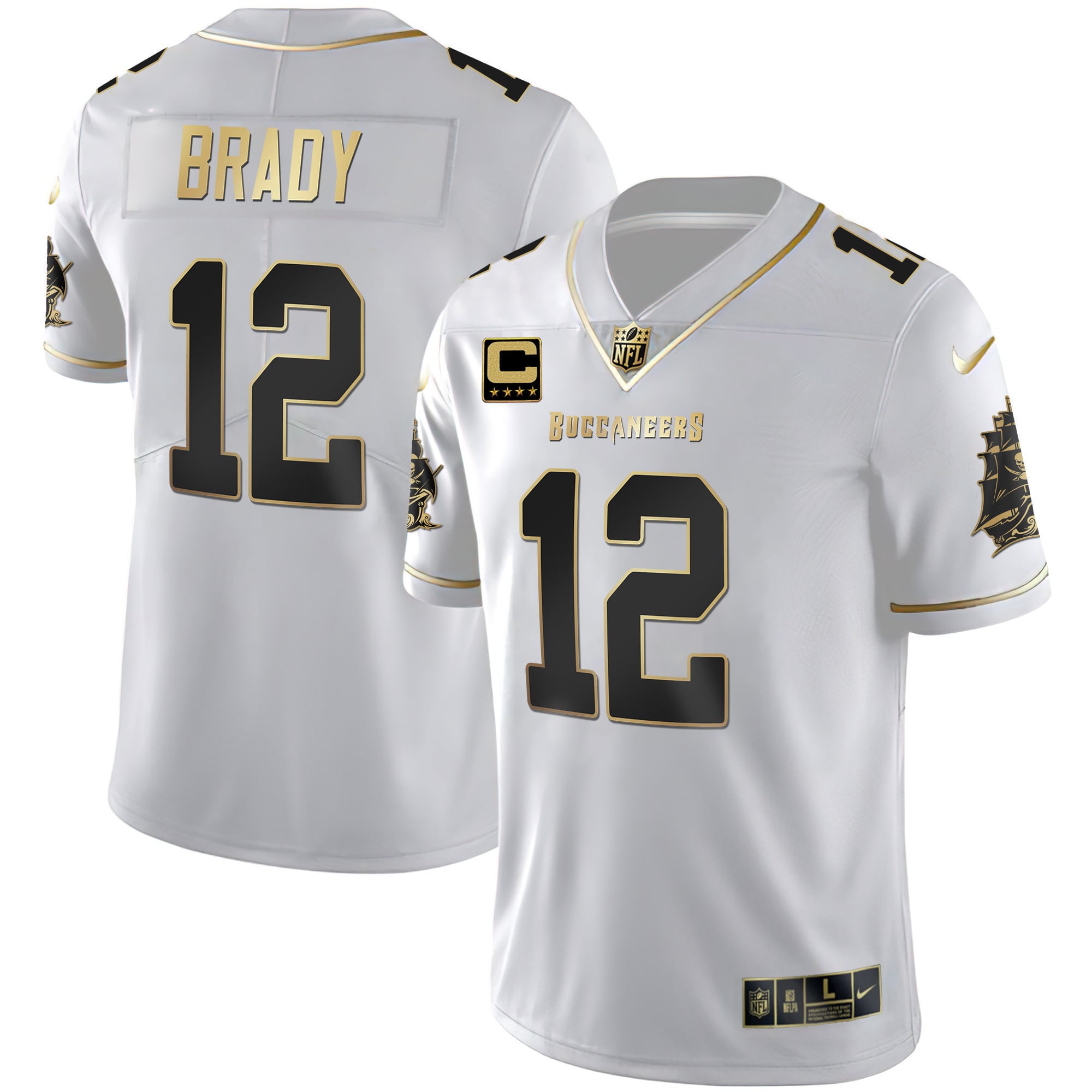 Men's Buccaneers Gold Vapor Jersey - All Stitched