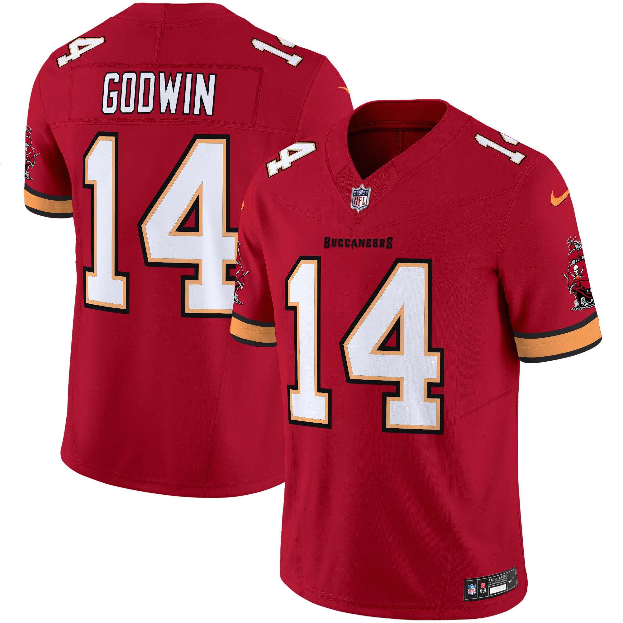 Men's Buccaneers Throwback Vapor Limited Jersey V3 - All Stitched