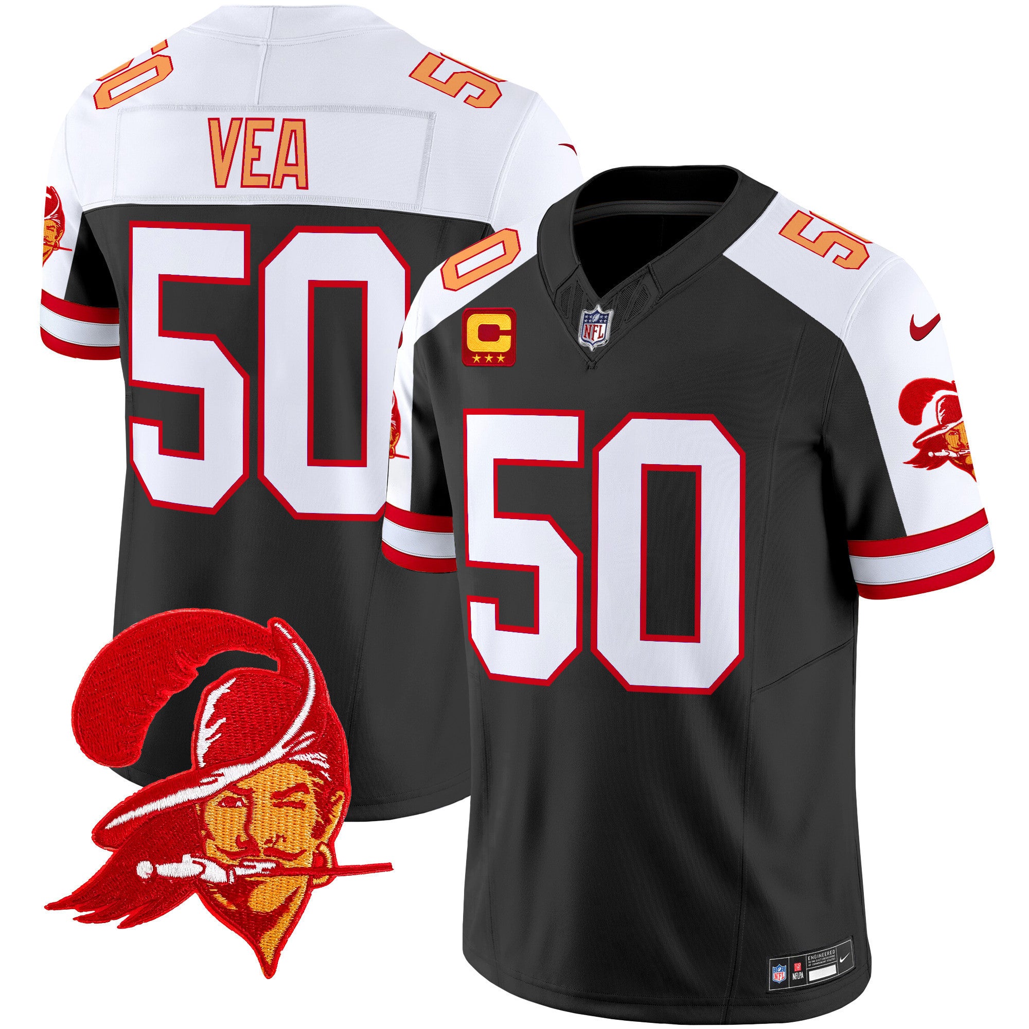 Men's Tampa Bay Buccaneers Throwback Vapor Limited Jersey V2 - All Stitched