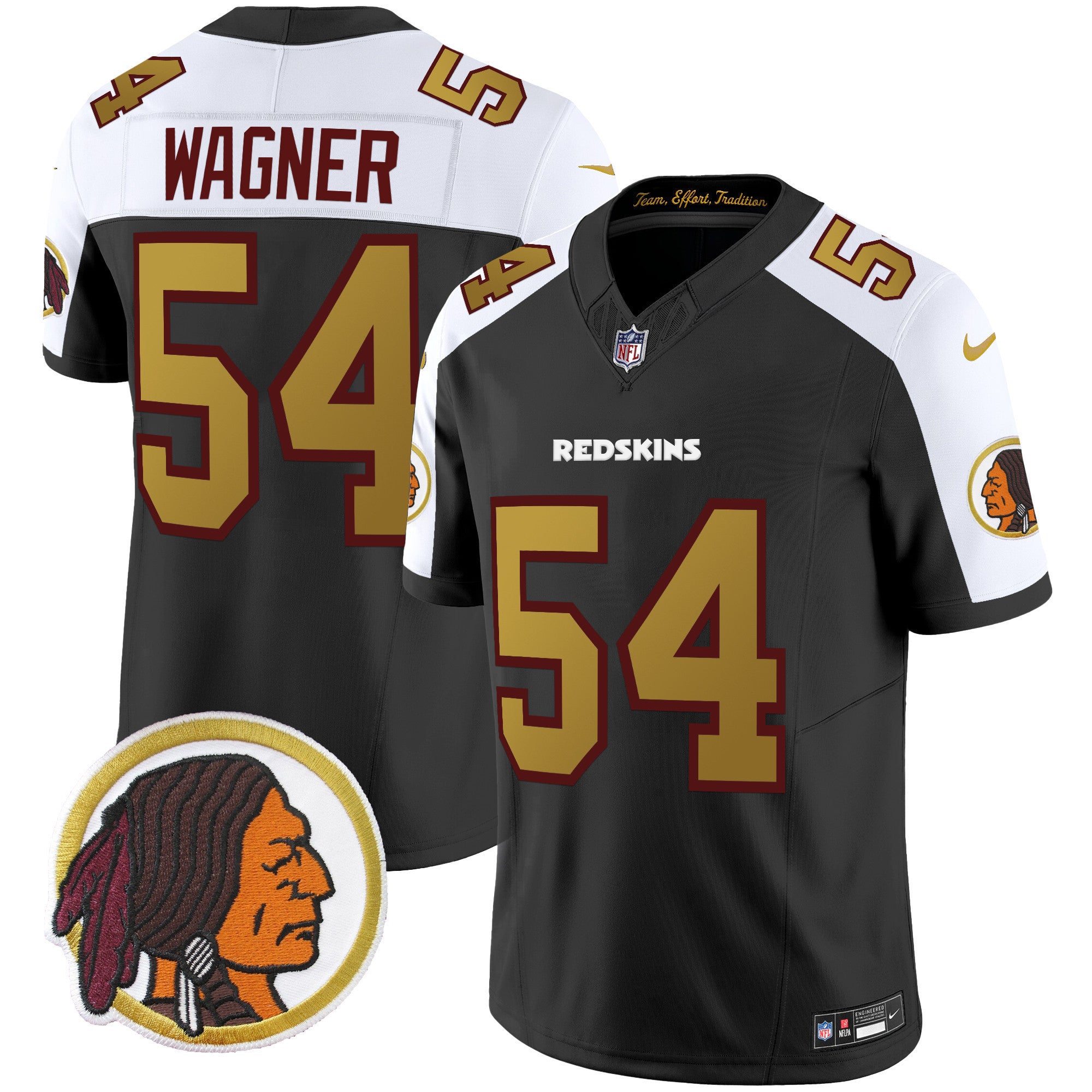 Men's Washington Redskins Throwback Vapor Limited Jersey - All Stitched