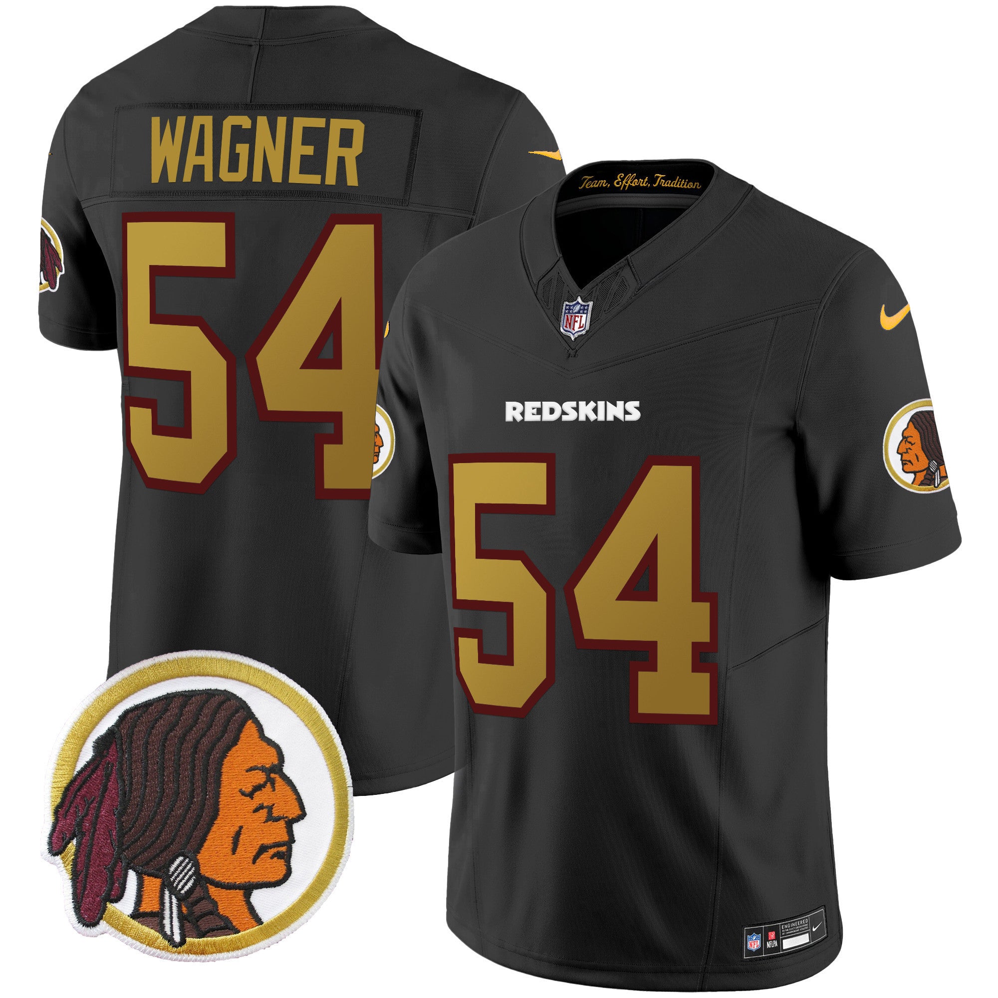 Men's Washington Redskins Throwback Vapor Limited Jersey - All Stitched