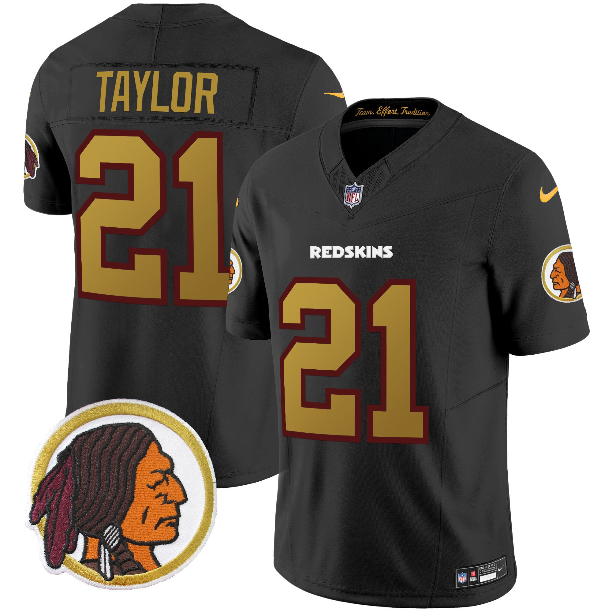 Men's Washington Redskins Throwback Vapor Limited Jersey - All Stitched