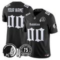 Washington Redskins 'Gothic Capital Edition' Vapor Limited Custom Jersey - All Stitched