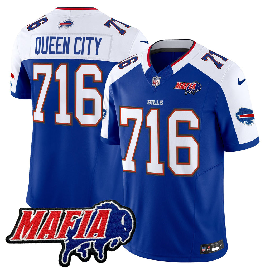 Men's Buffalo Bills 2025 Bills Mafia Patch Vapor Limited Jersey - All Stitched