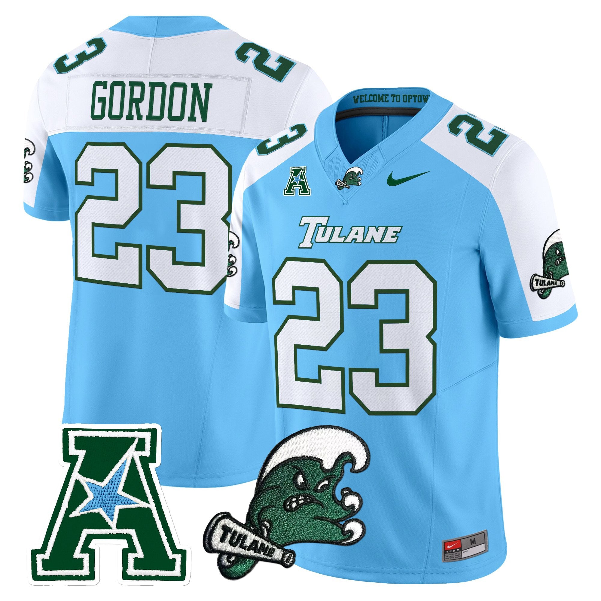 Men's Tulane Green Wave 2025 Vapor Limited Jersey - All Stitched