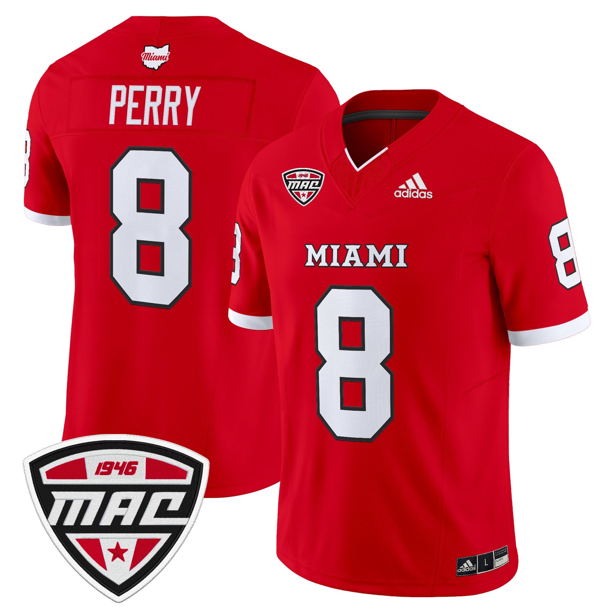 Men's Miami (OH) RedHawks 2025 Vapor Limited Jersey - All Stitched