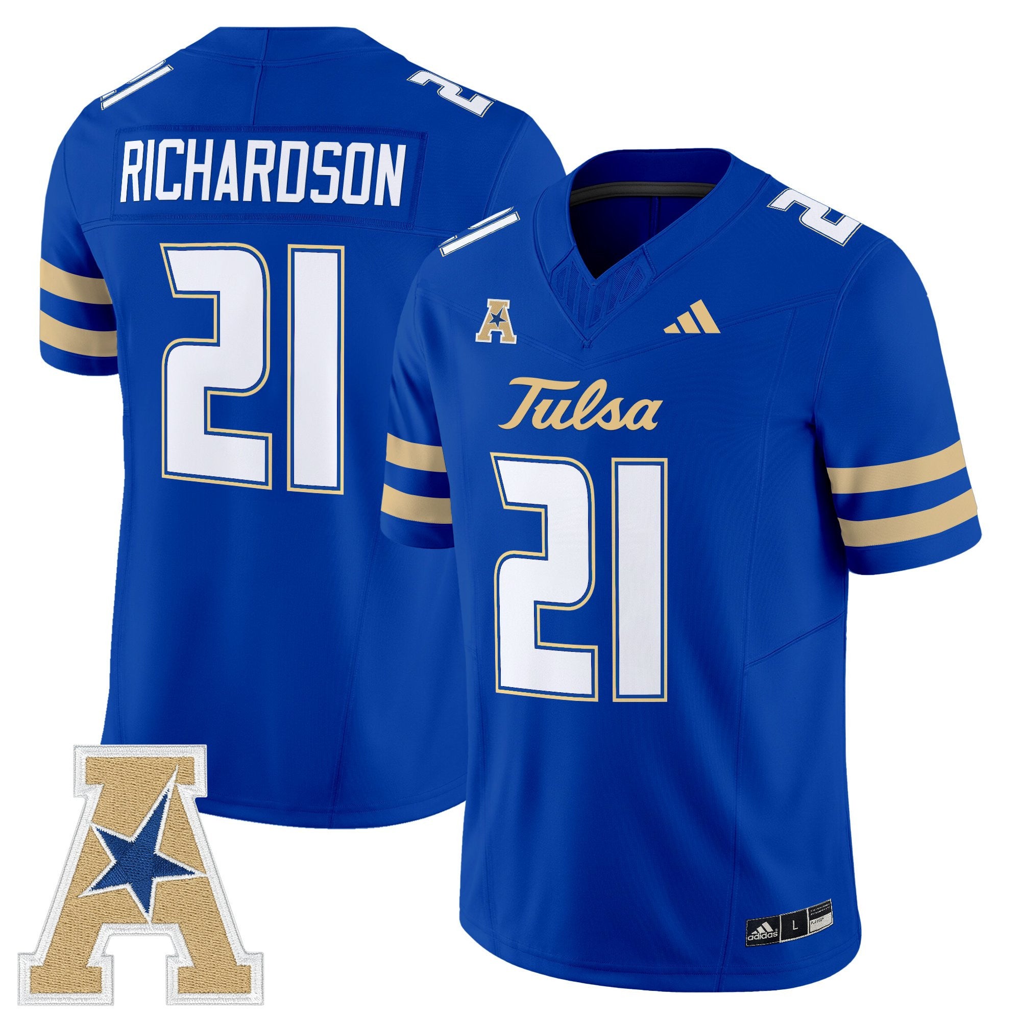 Men's Tulsa Golden Hurricane 2025 Vapor Limited Jersey - All Stitched