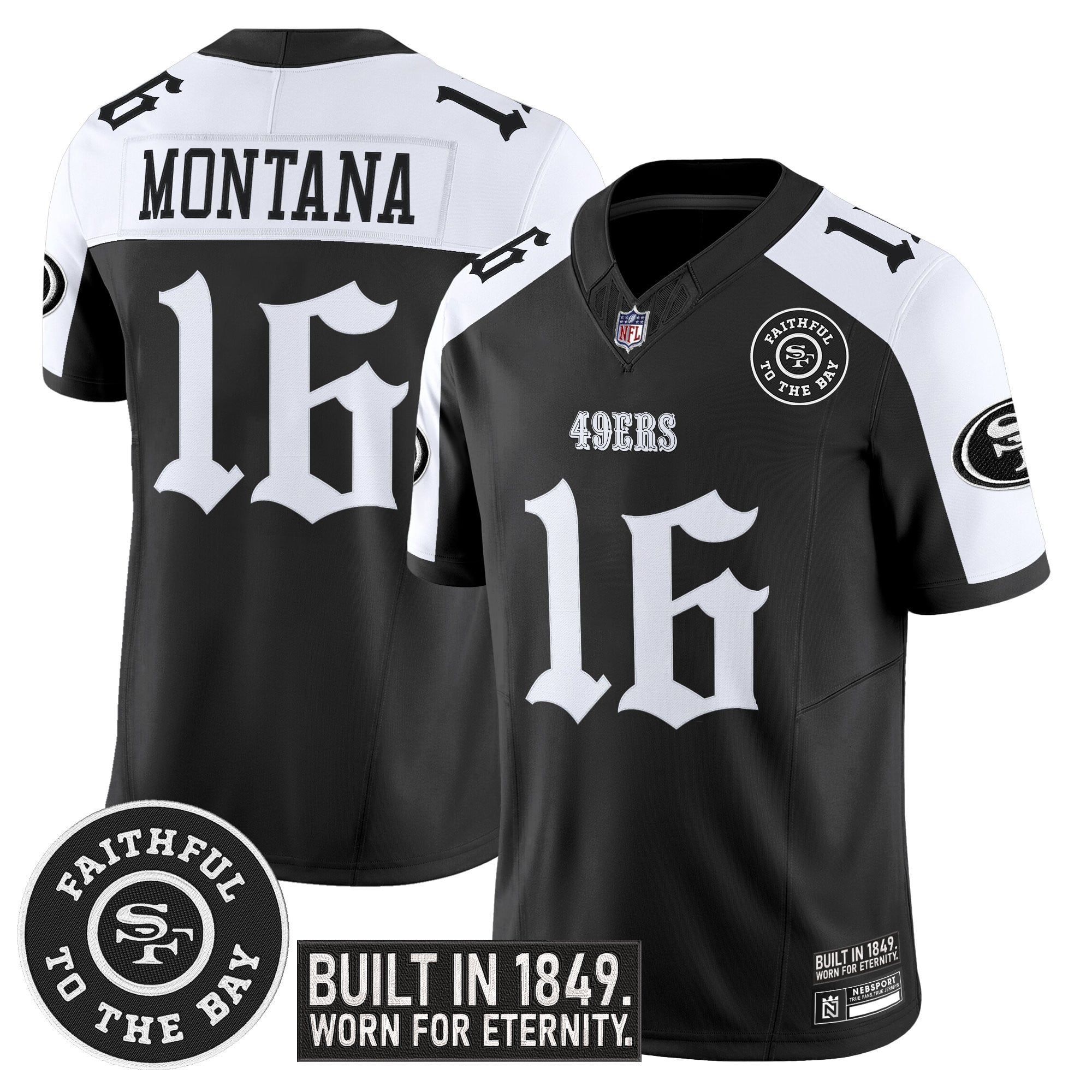 Men's San Francisco 49ers 'Fog City Gothic Edition' Vapor Limited Jersey - All Stitched