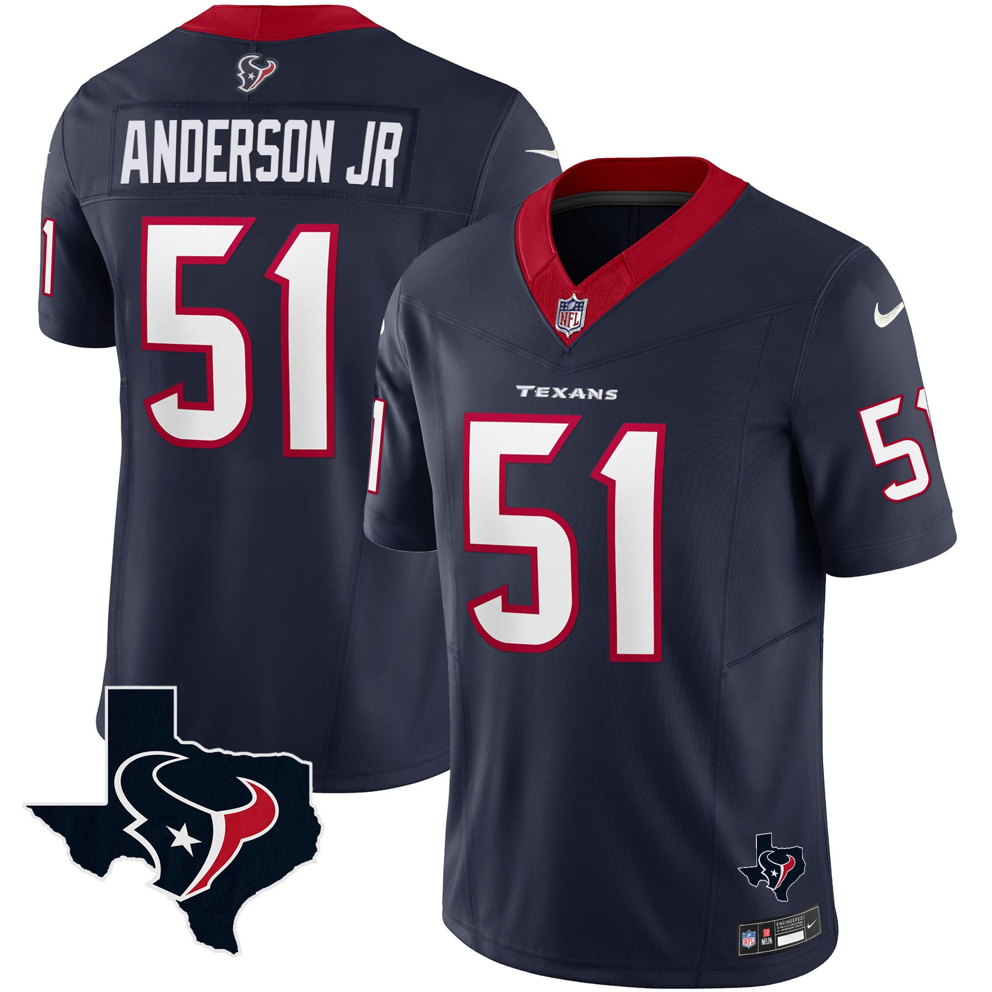 Men's Houston Texans Vapor Limited Jersey - All Stitched