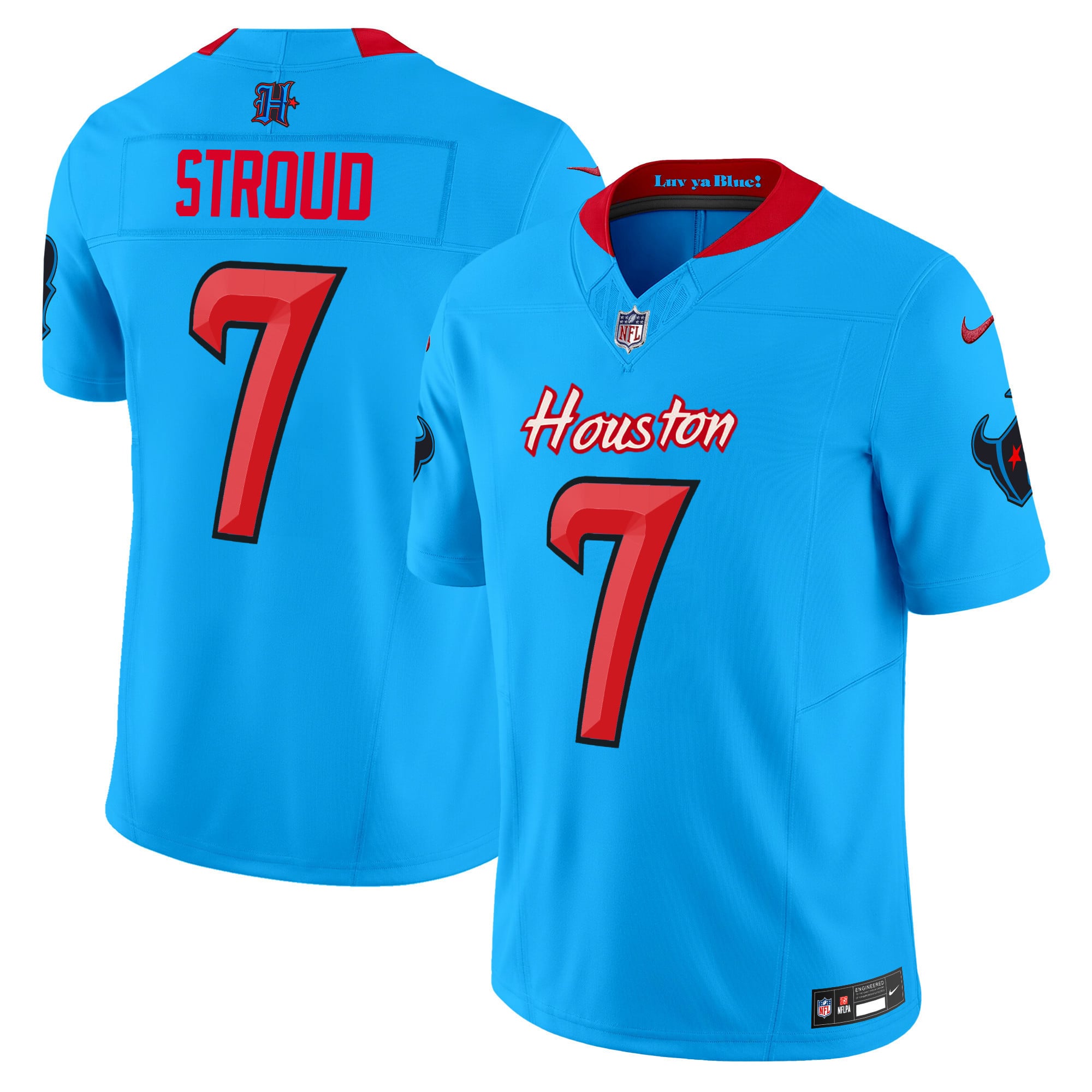 Men's Houston Texans 2024 Vapor Limited Jersey V4 - All Stitched