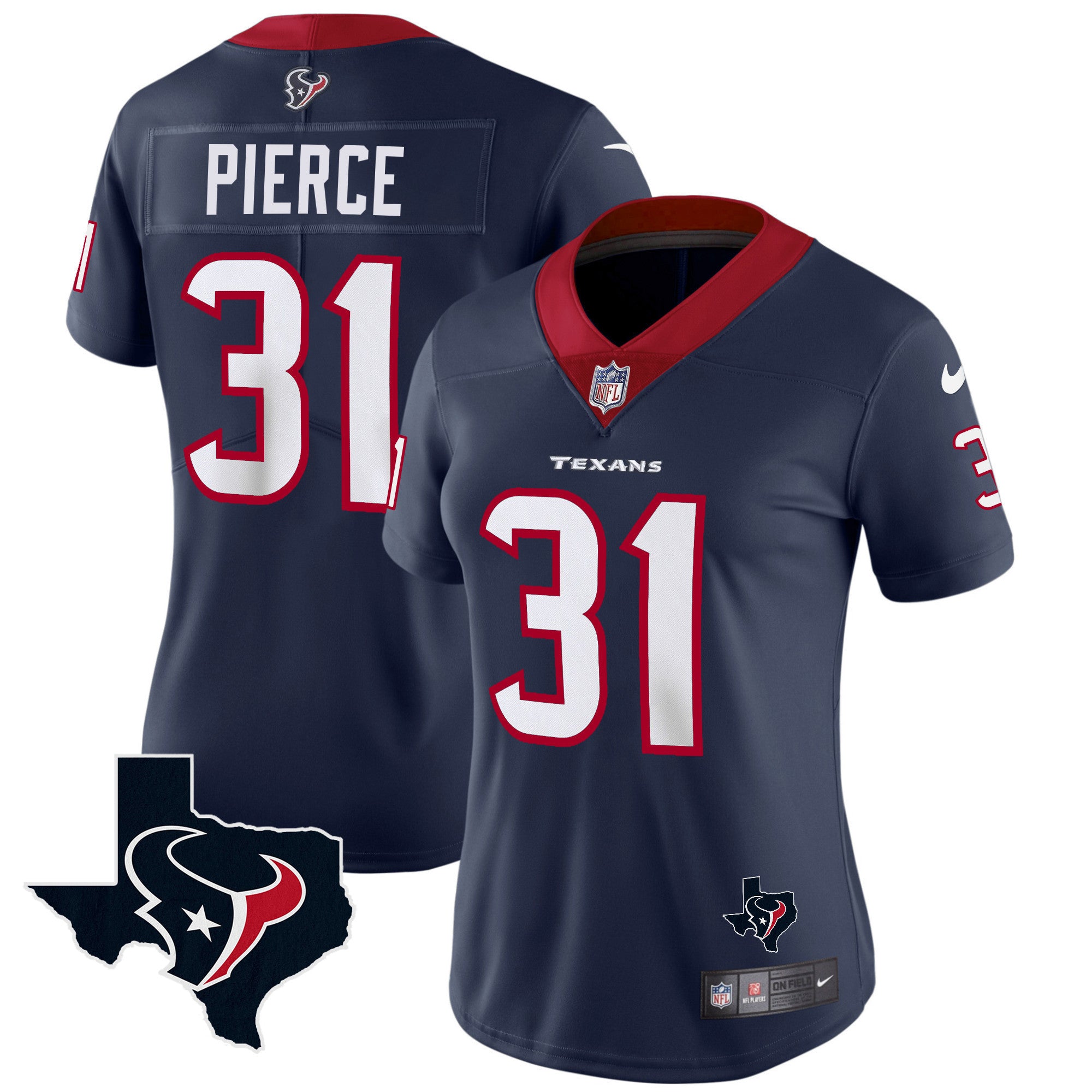 Women's Houston Texans Vapor Limited Jersey - All Stitched