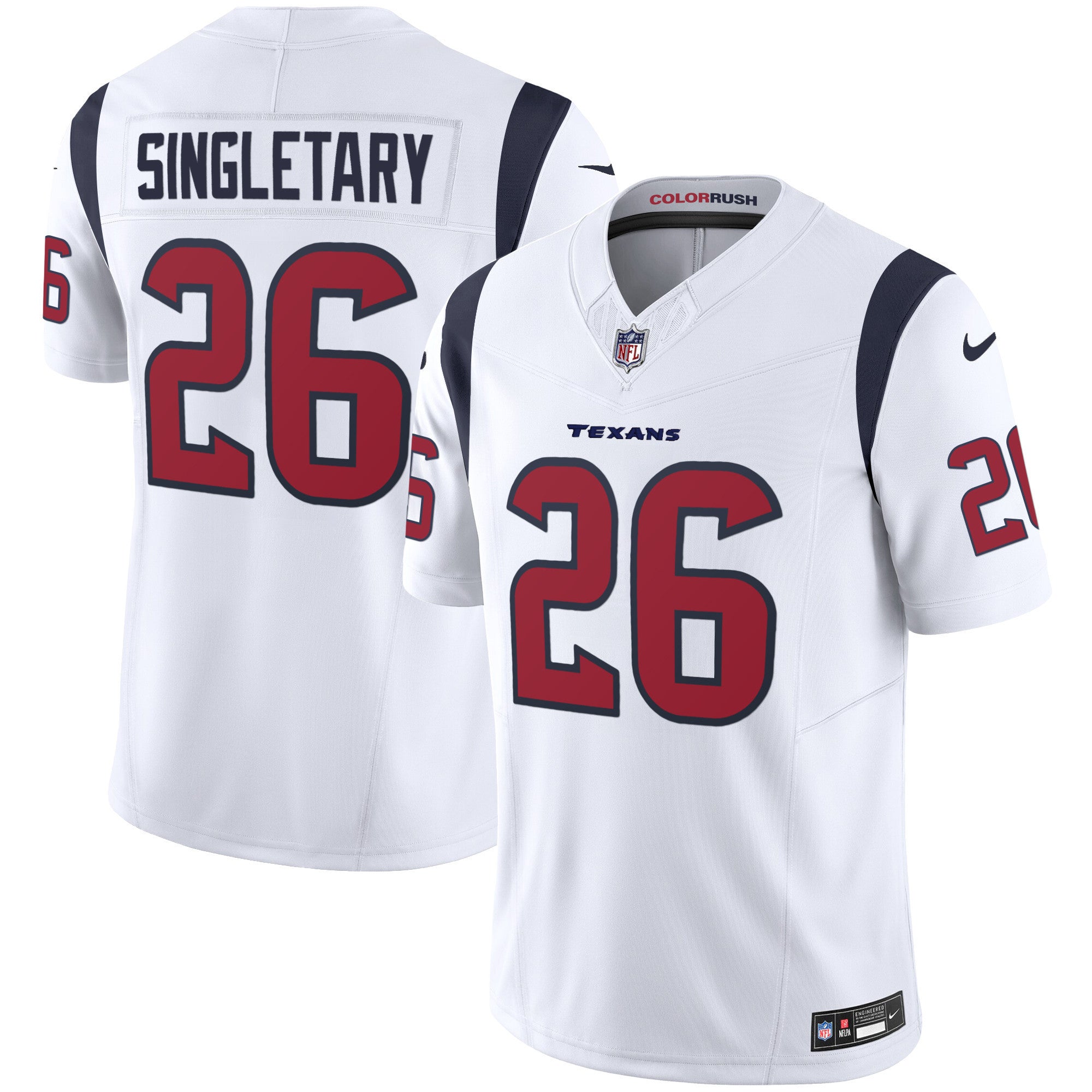 Men's Houston Texans Color Rush Legend Vapor Jersey - All Stitched