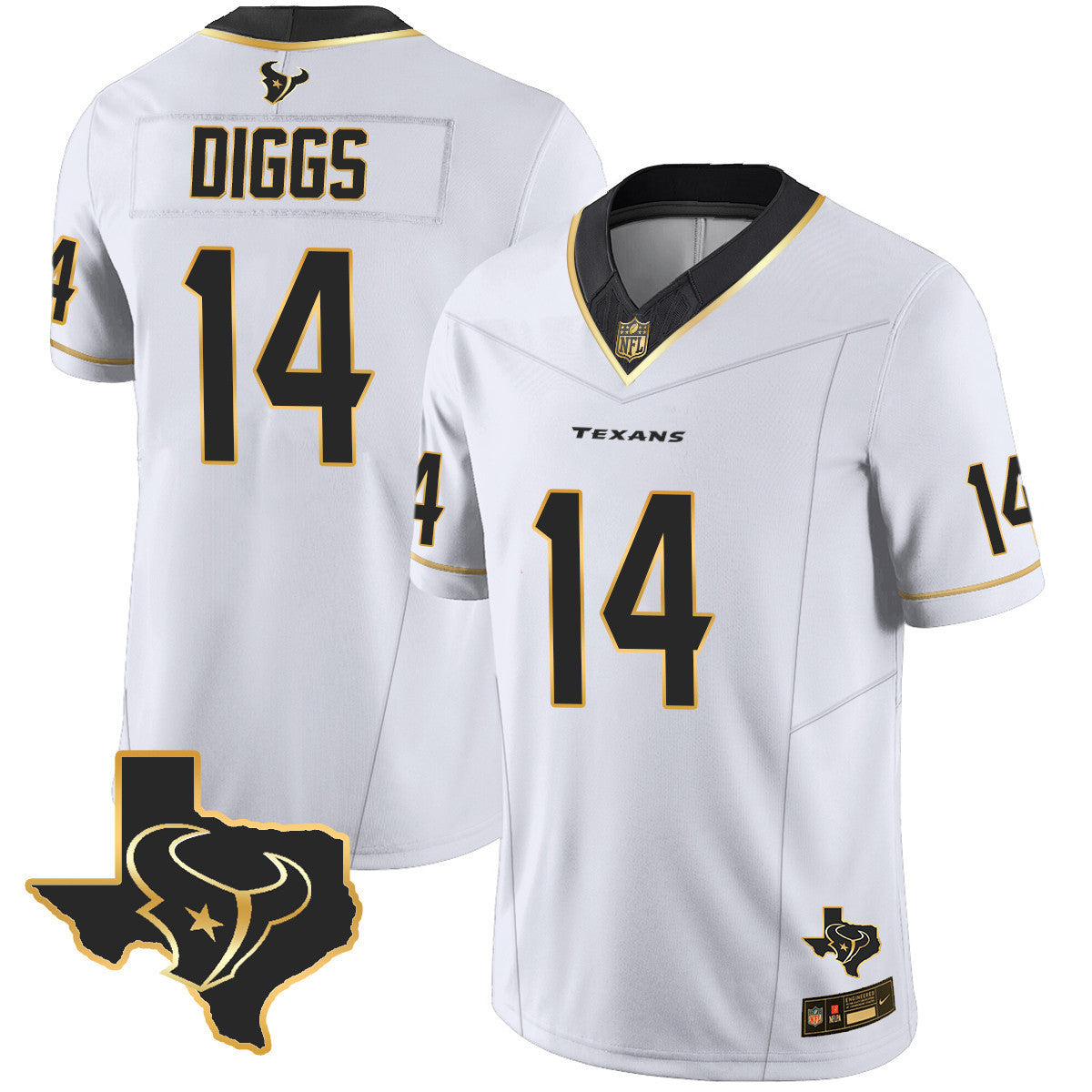 Men's Houston Texans Vapor Limited Jersey V8 - All Stitched