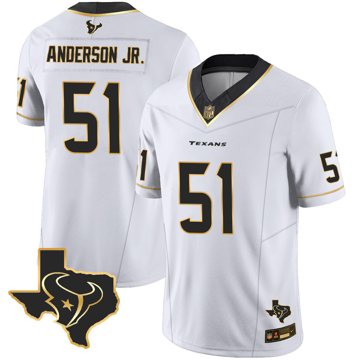 Men's Houston Texans Vapor Limited Jersey V8 - All Stitched