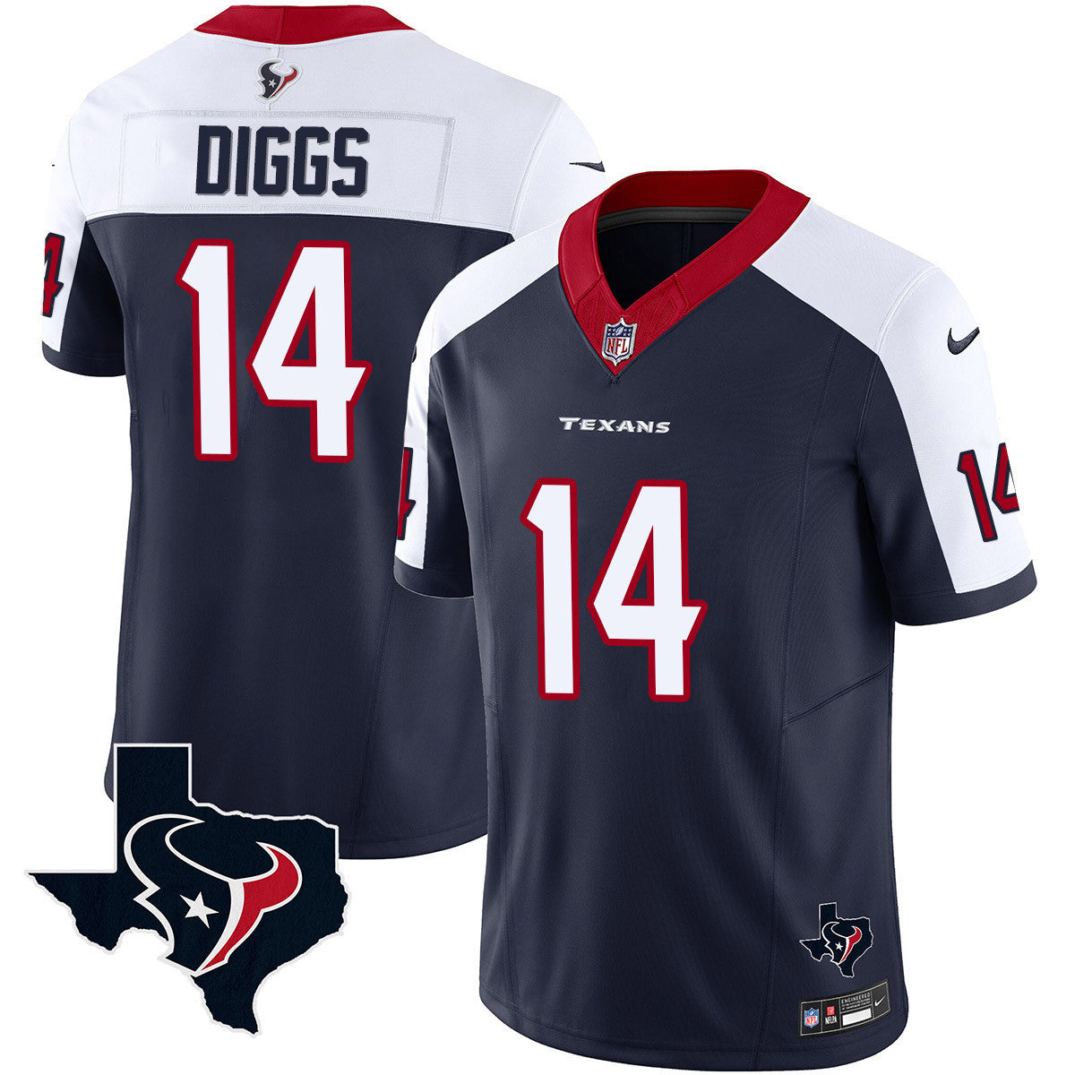 Men's Houston Texans Vapor Limited Jersey V8 - All Stitched