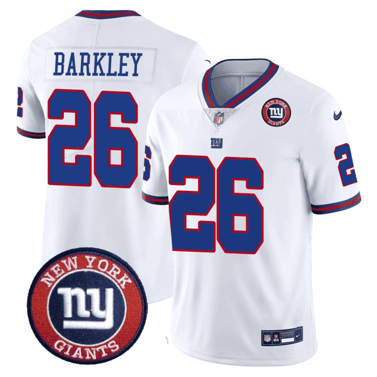 Men's Giants Logo Patch Limited Jersey - All Stitched