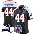 Women's New York Giants 100th Season & State Patch Vapor Limited Jersey - All Stitched