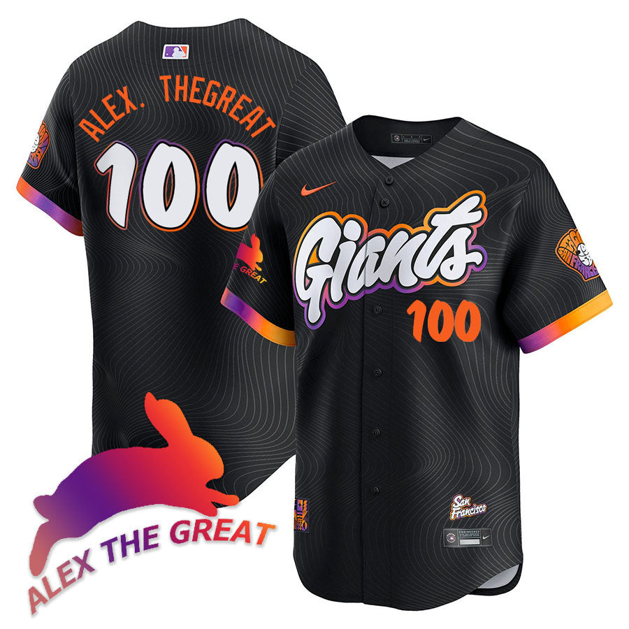Women's San Francisco Giants "Alex the Great" Rabbit Memories 2025 Jersey - All Stitched