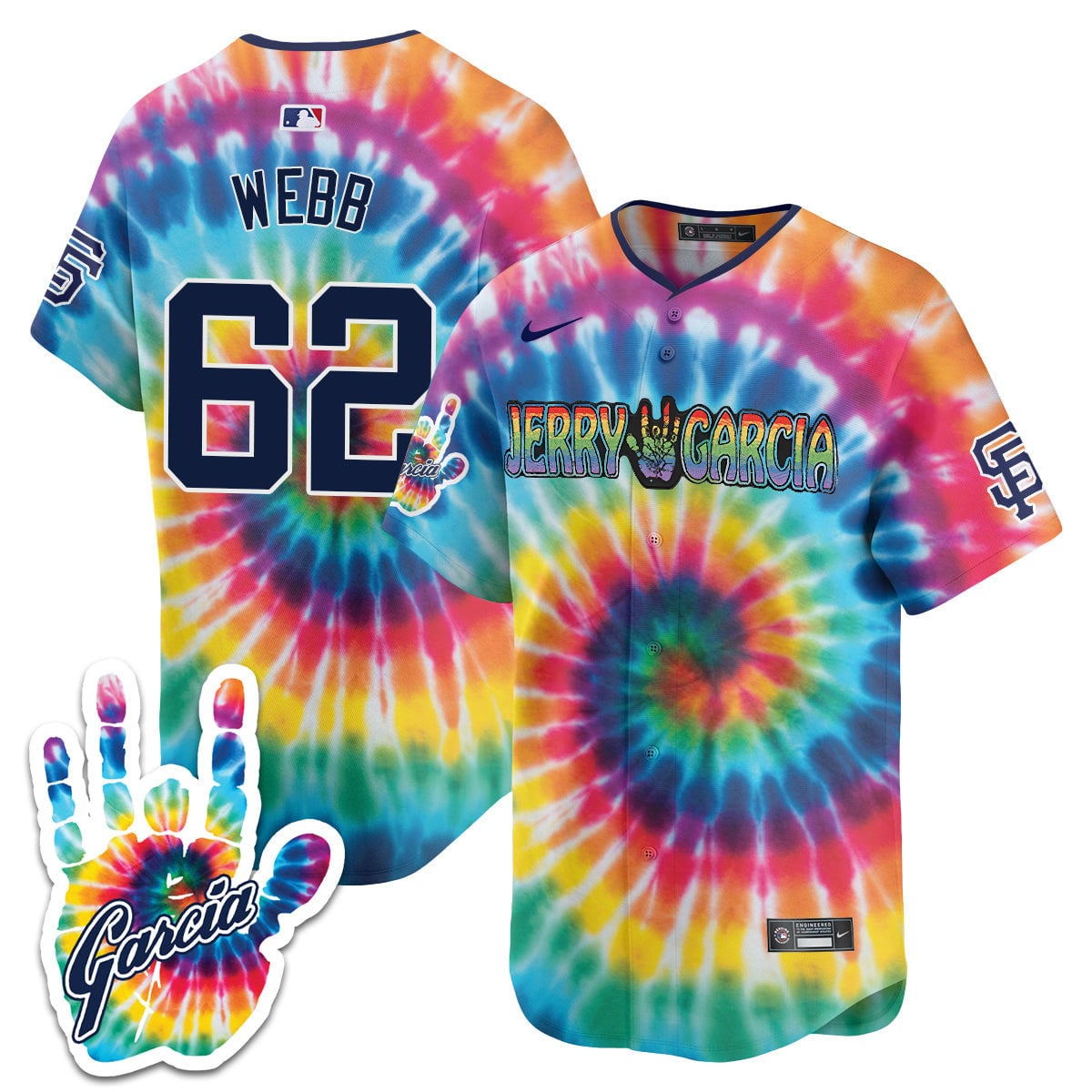 Men's Giants Jerry Garcia 2024 Limited Jersey V2