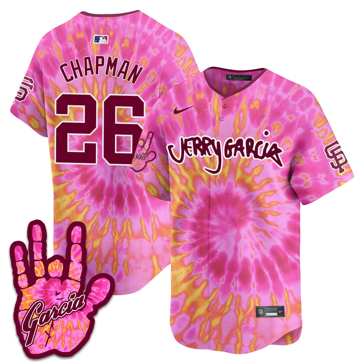 Men's Giants Jerry Garcia 2024 Limited Jersey V2