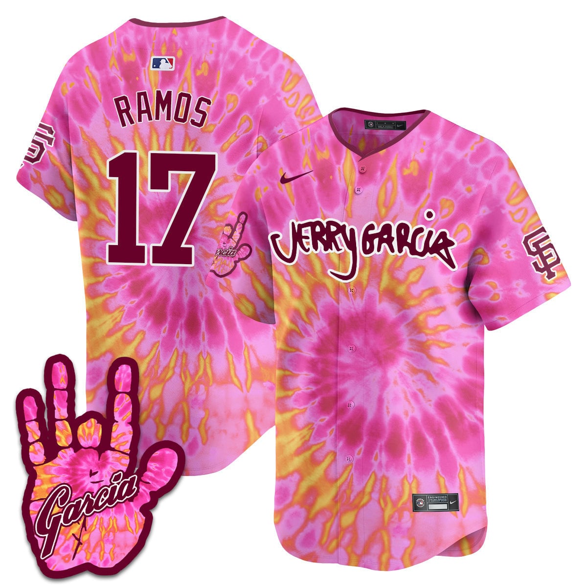 Men's Giants Jerry Garcia 2024 Limited Jersey V2