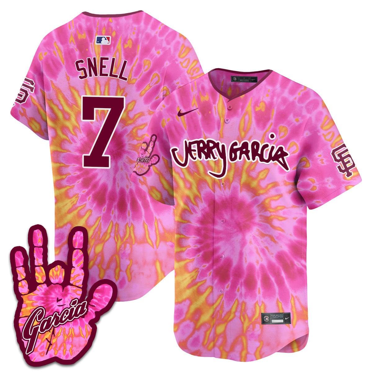 Men's Giants Jerry Garcia 2024 Limited Jersey V2
