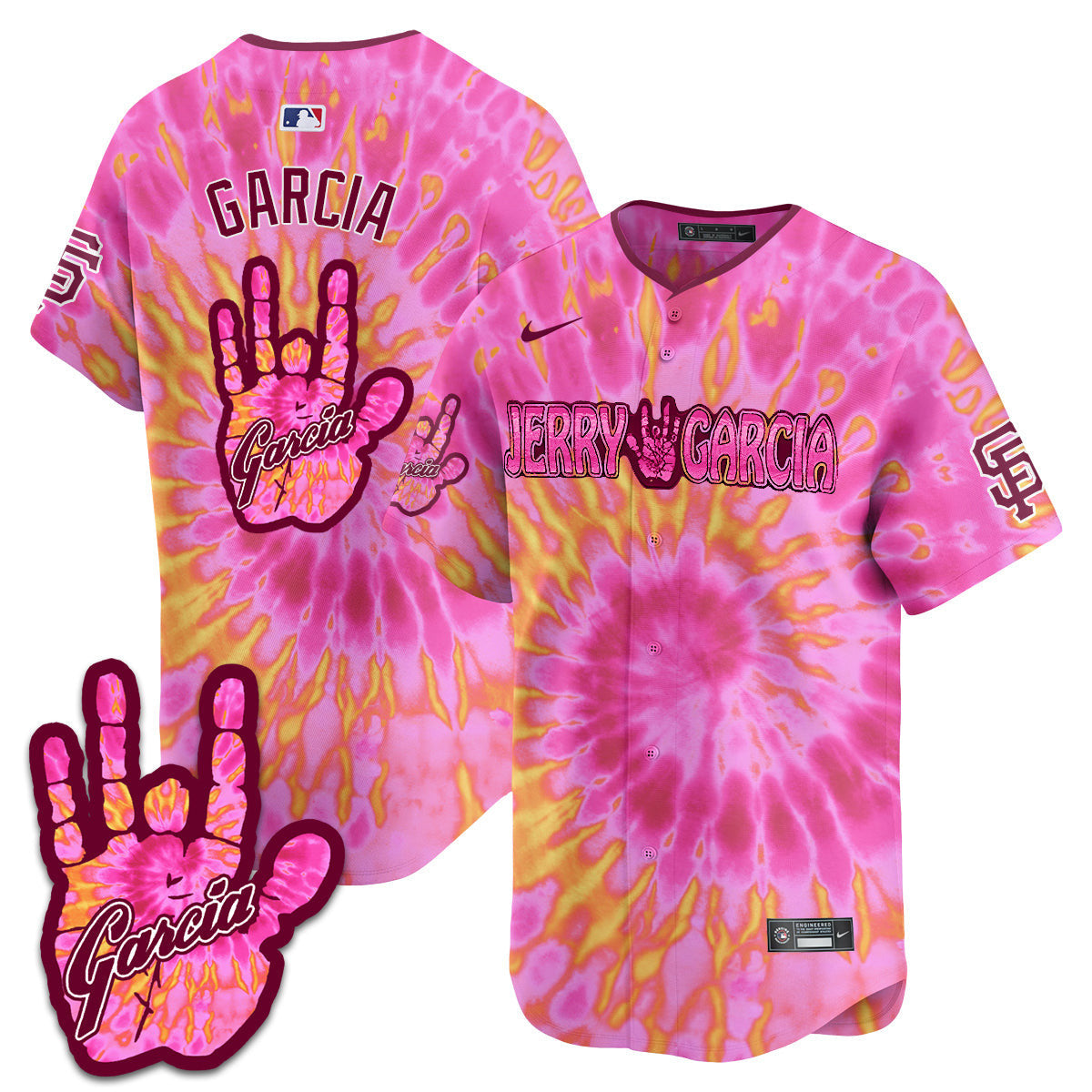 Men's Giants Jerry Garcia 2024 Limited Jersey V1