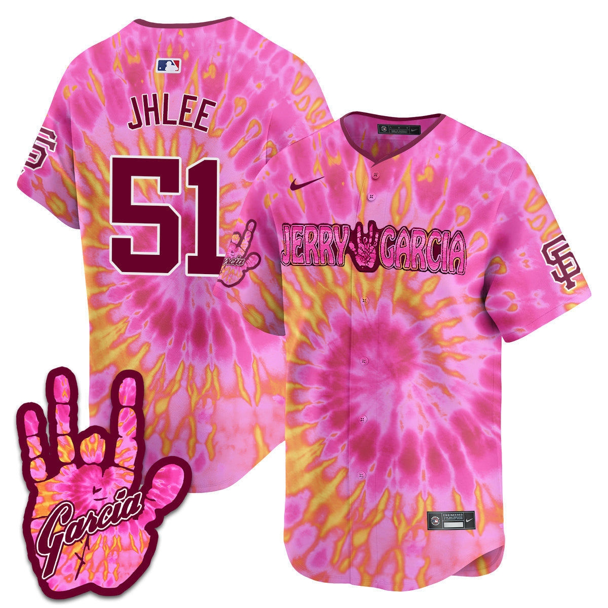 Men's Giants Jerry Garcia 2024 Limited Jersey V1