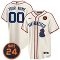 Custom San Francisco Giants 2024 Vapor Premier Limited Jersey N1 - #24 Willie Mays Patch