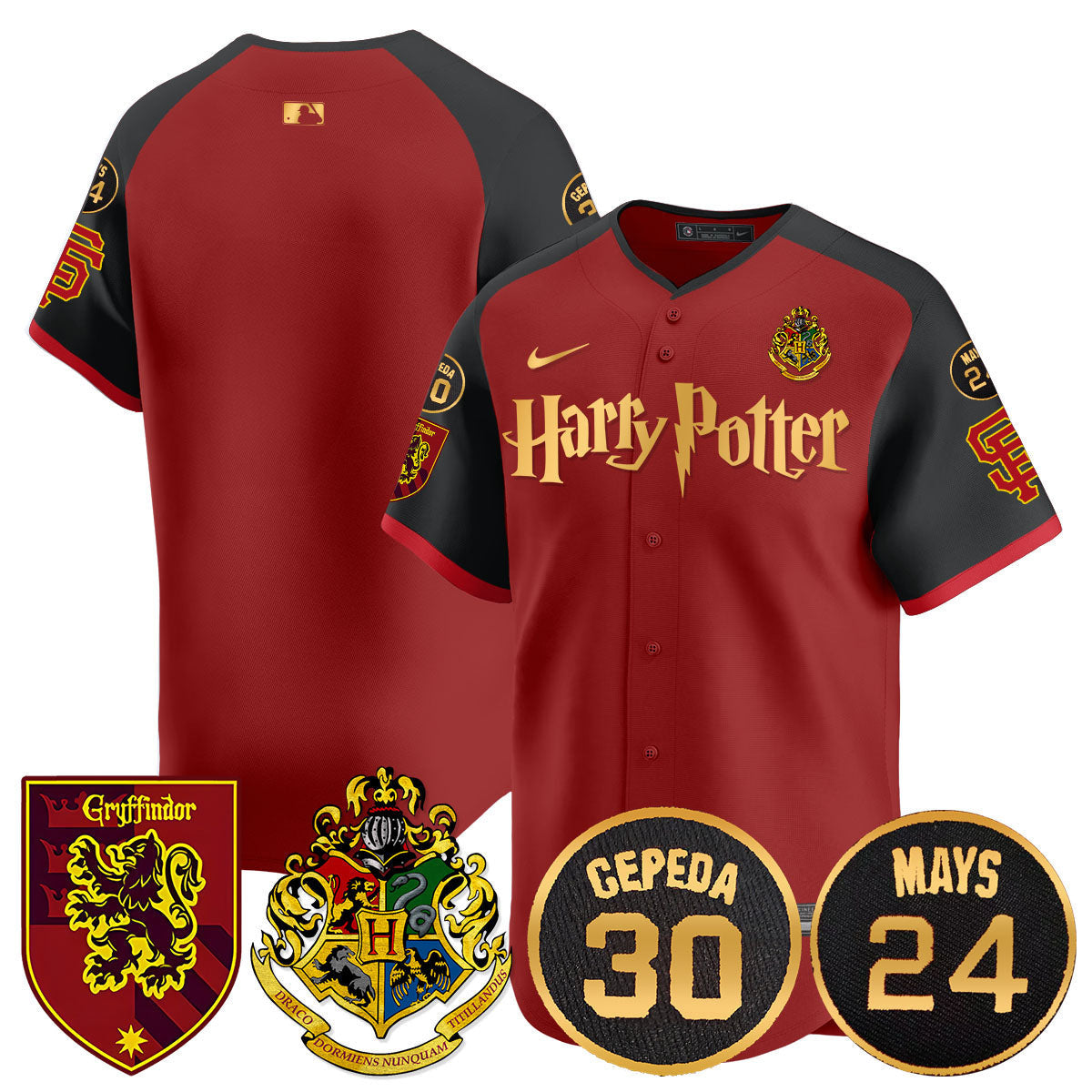 Men's Giants Harry Potter 2024 Limited Jersey - All Stitched